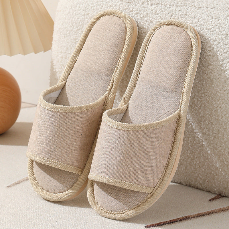Women's Cotton And Linen Slippers