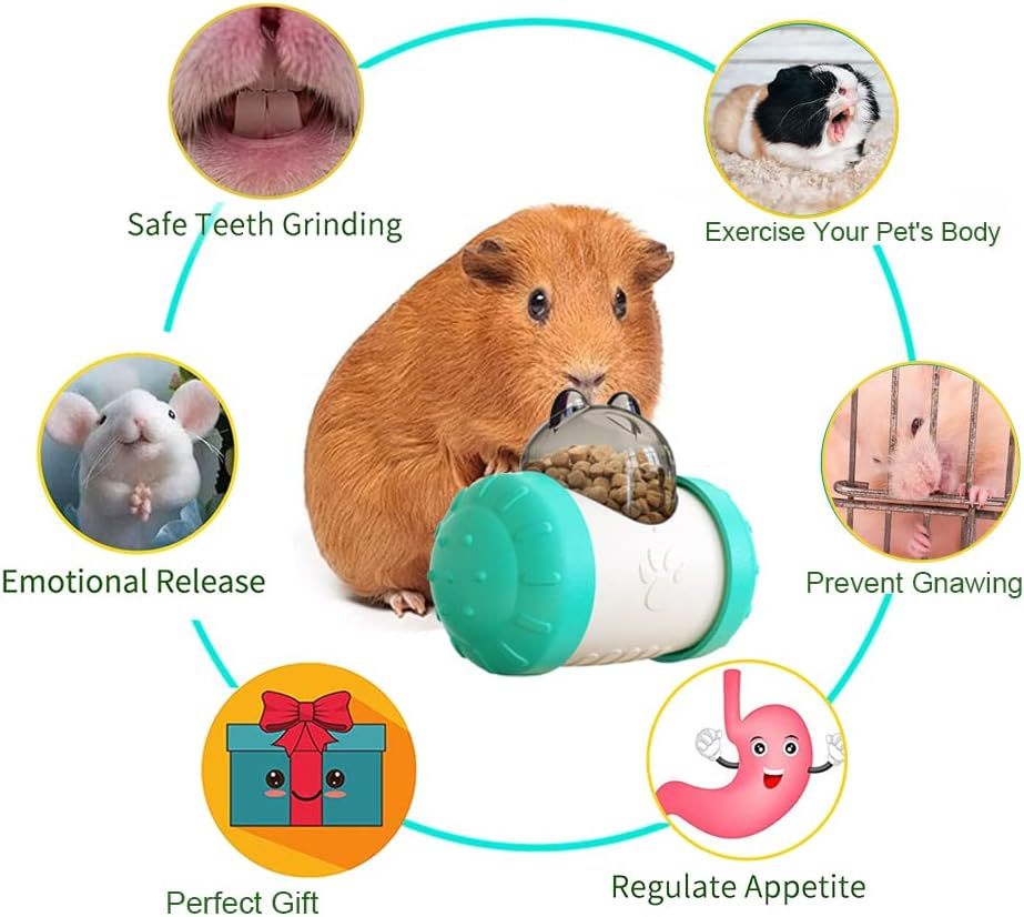 Interactive Treat Dispensing Tumbler Toy for Cats and Dogs