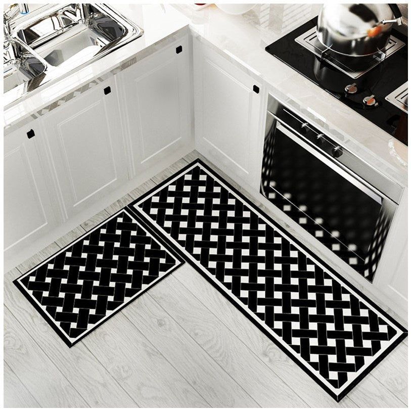 Long Oil-Proof Kitchen Floor Mats & Bathroom Mats – Non-Slip Foot Rugs
