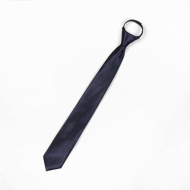 Men’s Business Narrow Zip Tie – Formal Shirt Accessory