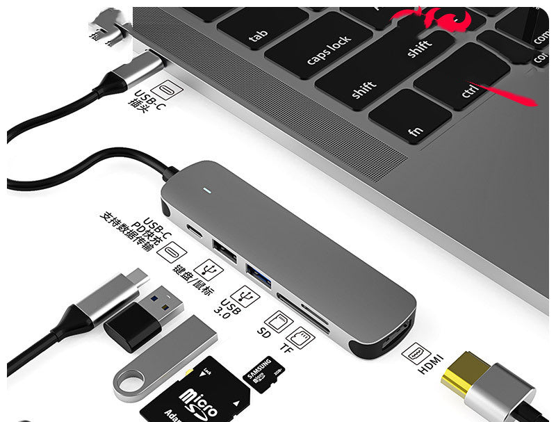 Multi-Function HDMI Hub Docking Station – Notebook Converter