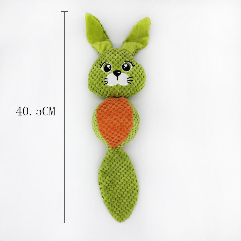 Dog Plush Toy Cute Rabbit Bear Anti-bite