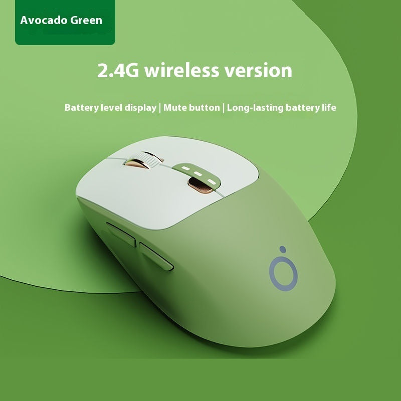 Mute Wireless Bluetooth Mouse – Quiet & Efficient for Office Use