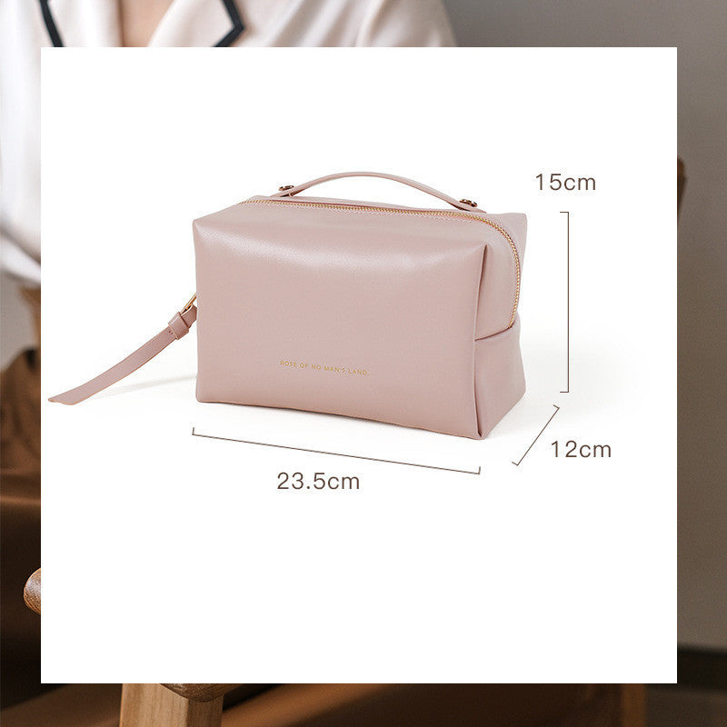 Lazy Drawstring Makeup Bag – Portable Large Capacity Travel Cosmetic Bag