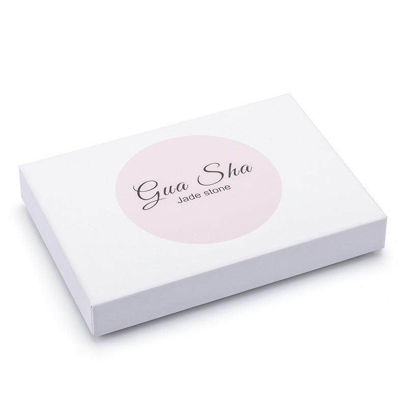 Jade Scraping Massage Tool – Gua Sha Scraper Board for Face & Body