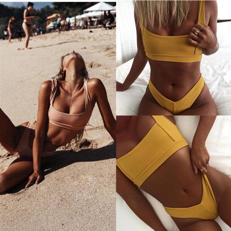 Women’s Split Bikini Swimsuit – Beach Swimwear