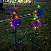 Solar Christmas Tree Lamp Garden Decoration Christmas Lights Christmas Garden Countryard Decorations