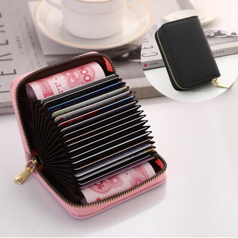 Women's Organ Card Holder Multi-card Rfid