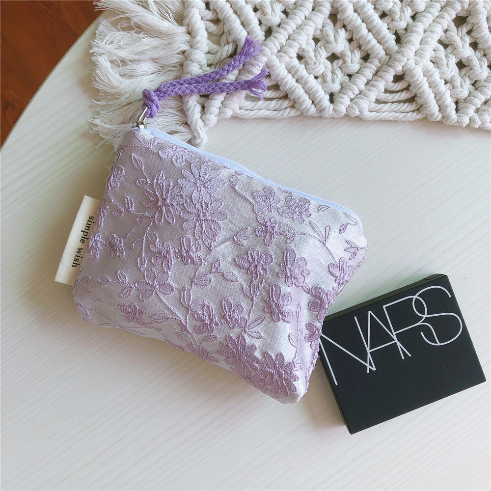 Home Fashion Simple Cotton Headphone Lipstick Storage Bag