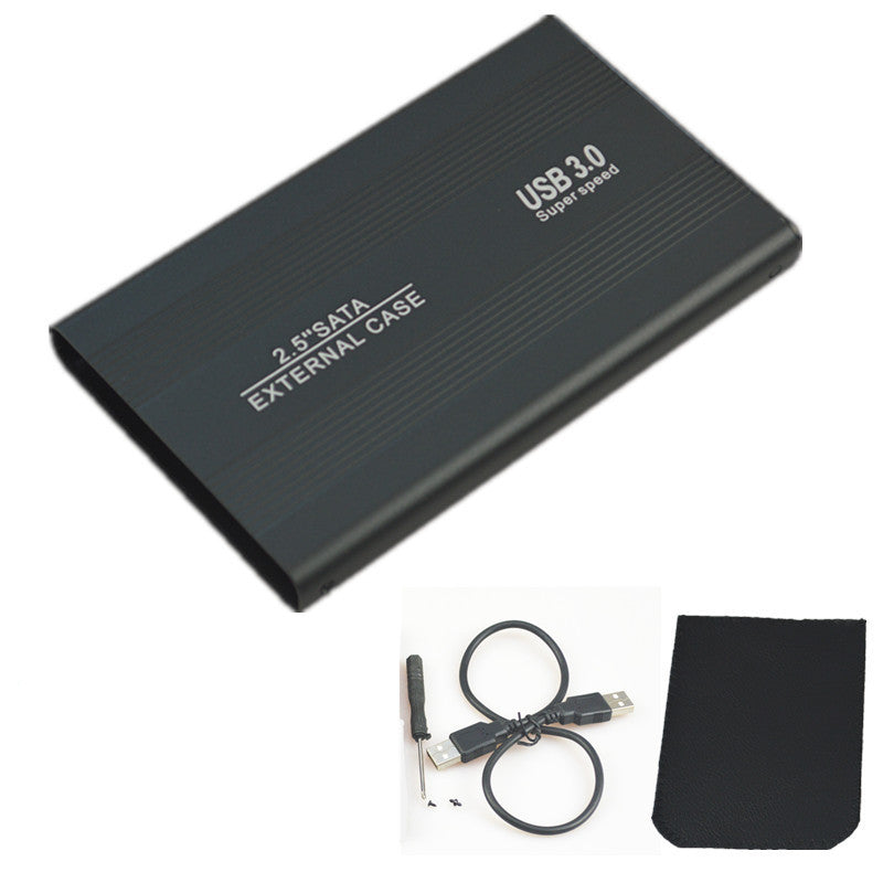 Portable Aluminum Alloy SATA External Hard Drive Enclosure