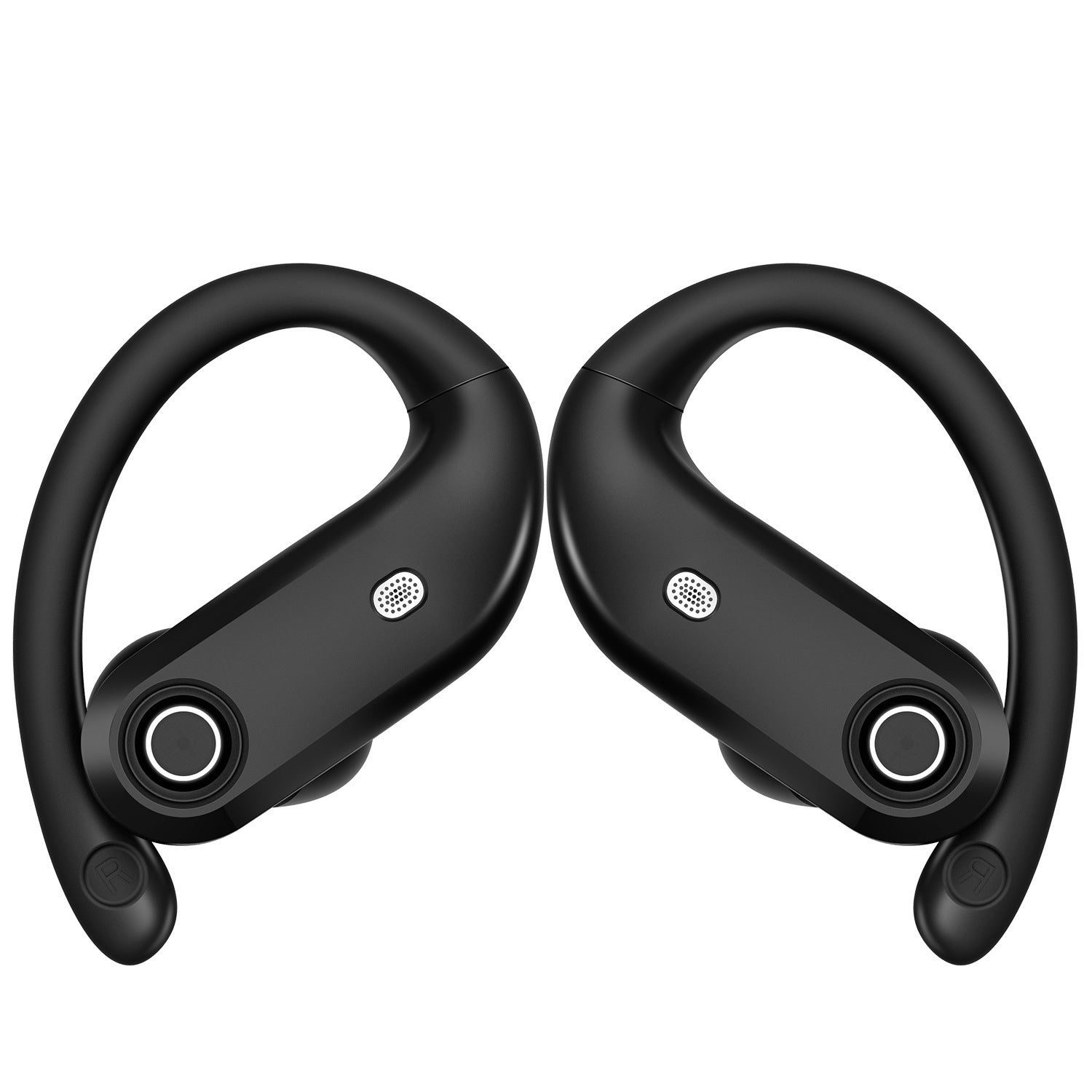 Double Microphone Noise-reduction Bluetooth Headset Level 7 Waterproof Headset Ear-mounted Base Mobile Power Supply
