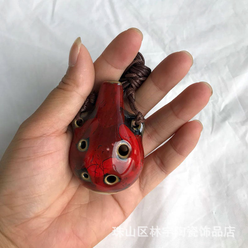 Multi tone ceramic Whistle Flute