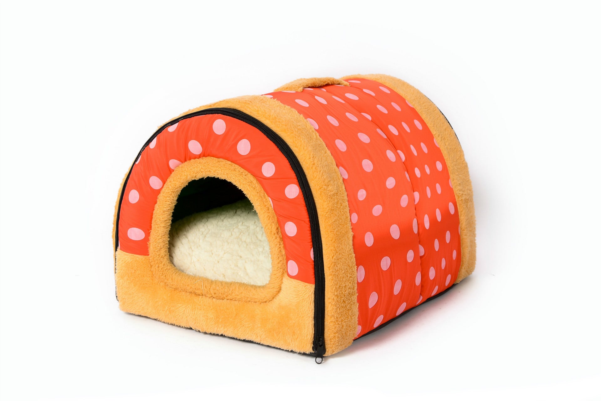 Small Lightweight Tunnel Pet House with Non-Slip Base