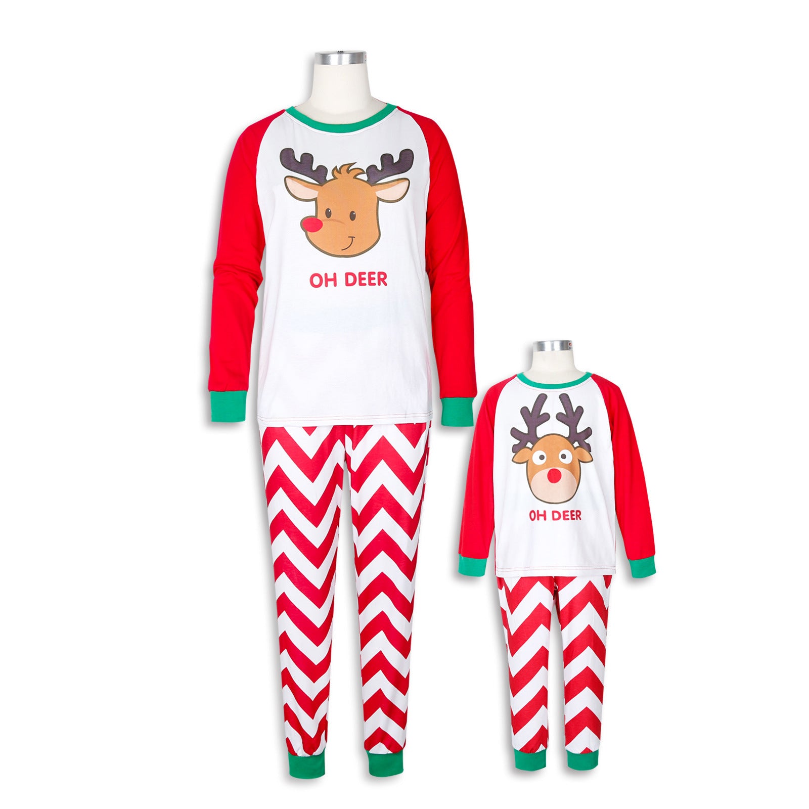 Home Wear Wave Stripe Parent-child Suit