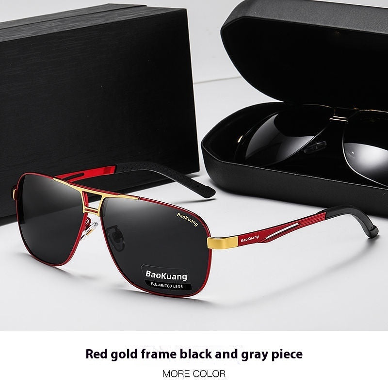 Men's Day and Night Dual-Use Photochromic Sunglasses