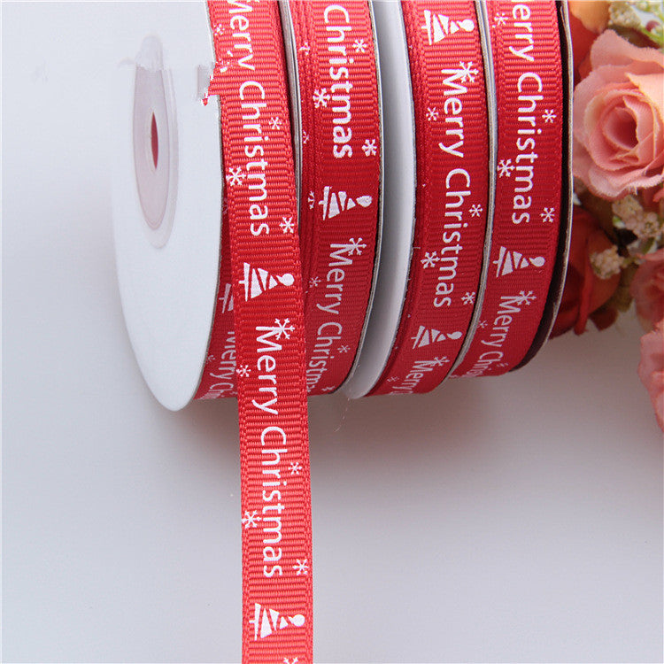 1cm Christmas Threaded Ribbon Sm1cm Christmas Threaded Ribbon Small Roll – Holiday Gift Wrapping and Craft Ribbonll Roll