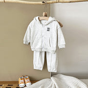 Unisex Cotton Short Sleeve Tee Set Summer Regular Fit Kids