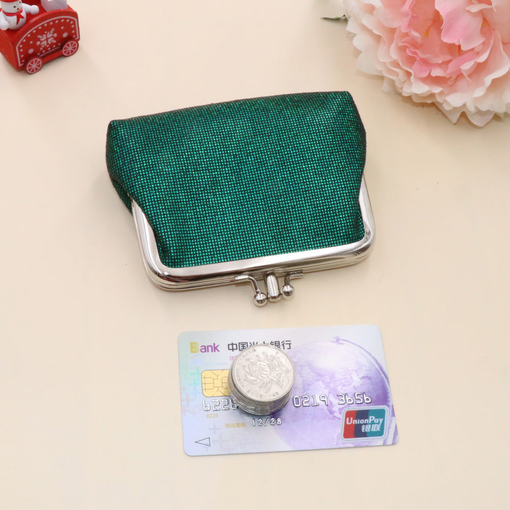 Retro Plaid PU Slim Wallet Womens Compact Card Holder