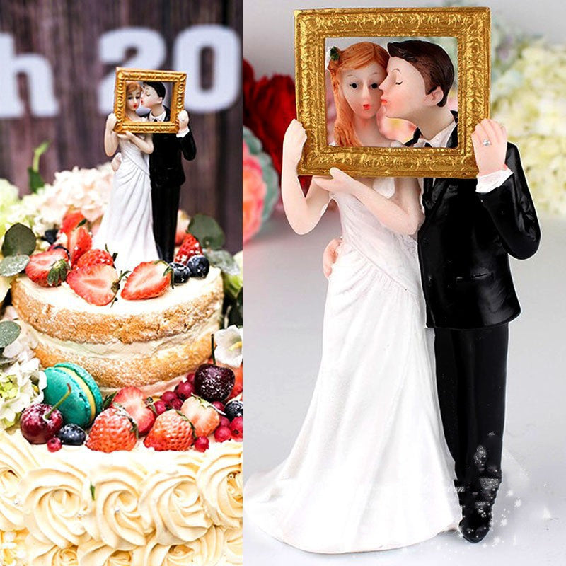 Creative Wedding Cake Decoration Doll Bride And Groom