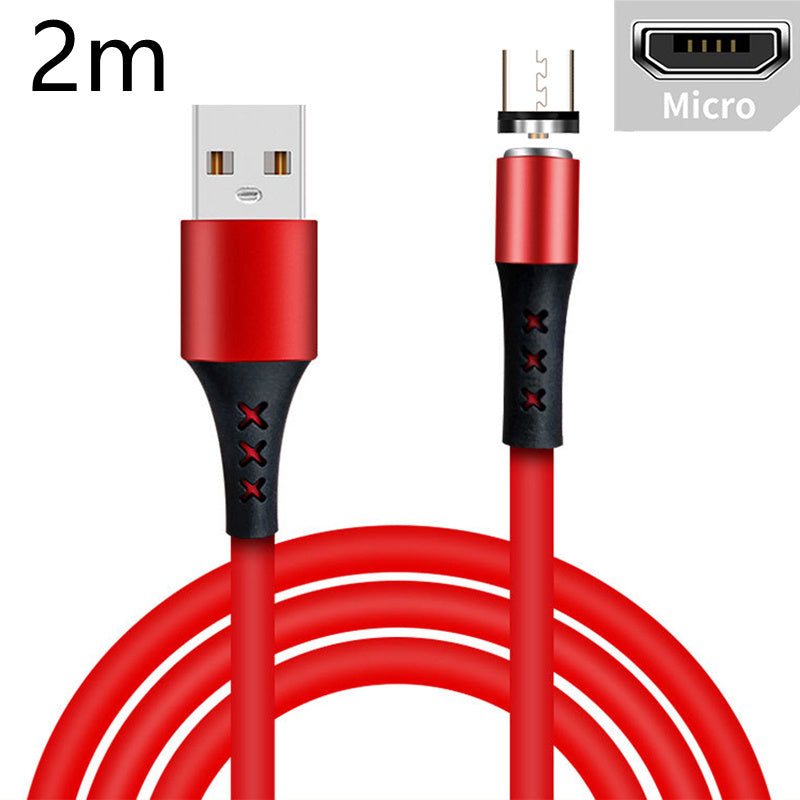 Silicone Fast Charging Mobile Phone Data Cable