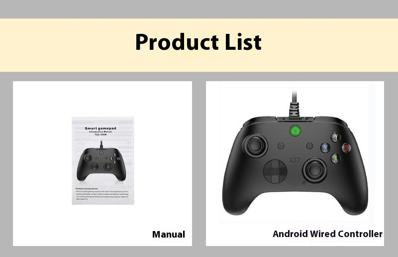 Six-in-one Handle Of Wired Game Console Supports Macro-defined Programming