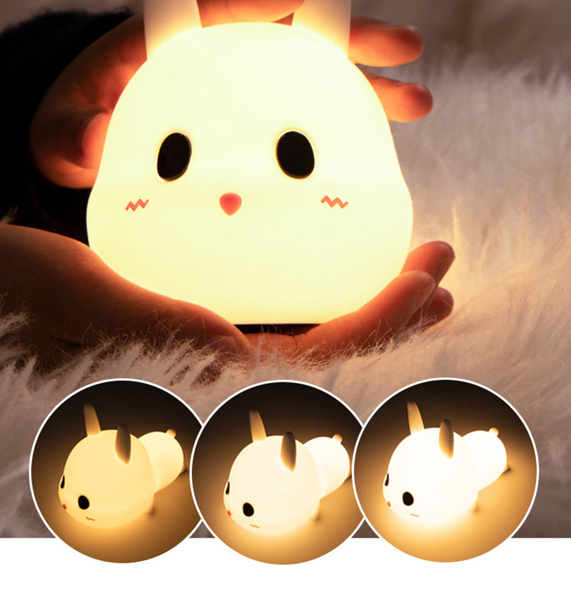 Silly Rabbit Silicone Night Light Led Lamp Low Voltage