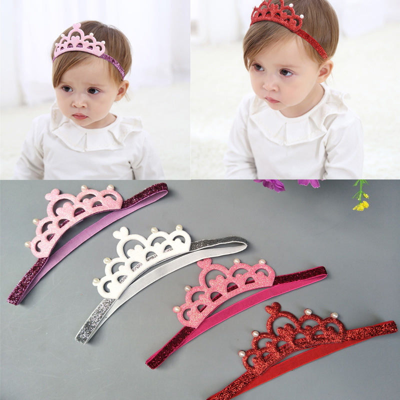 Baby Crown Headdress – Soft & Adjustable Party Hair Accessory