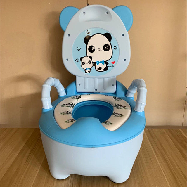 Portable Children’s Potty Toilet Seat with Backrest – Comfortable Baby Basin