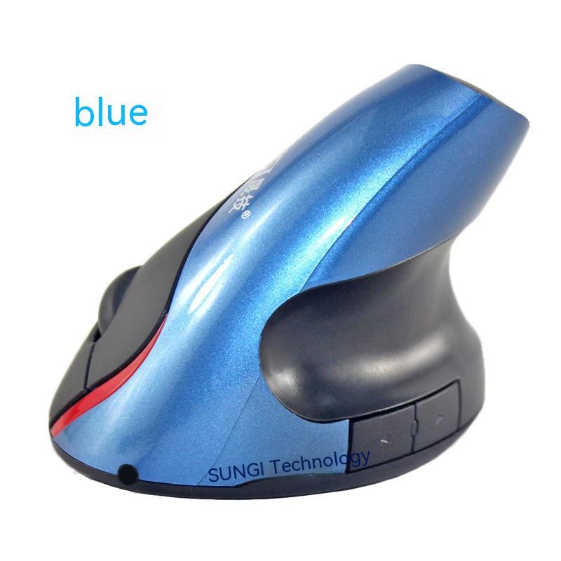 Wireless Vertical Ergonomic Mouse – Rechargeable, 2.4G USB Receiver, Adjustable DPI (Silent Click)