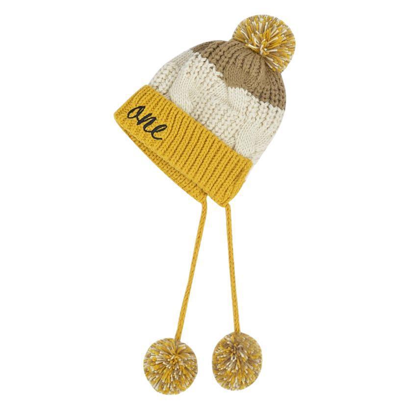 Winter Fleece-Lined Wool Hat for Women – Korean Style Colorblock Warm All-Matching Beanie