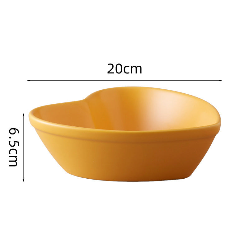 Ceramic Bowl For Protecting Cervical Spine And Oblique Mouth