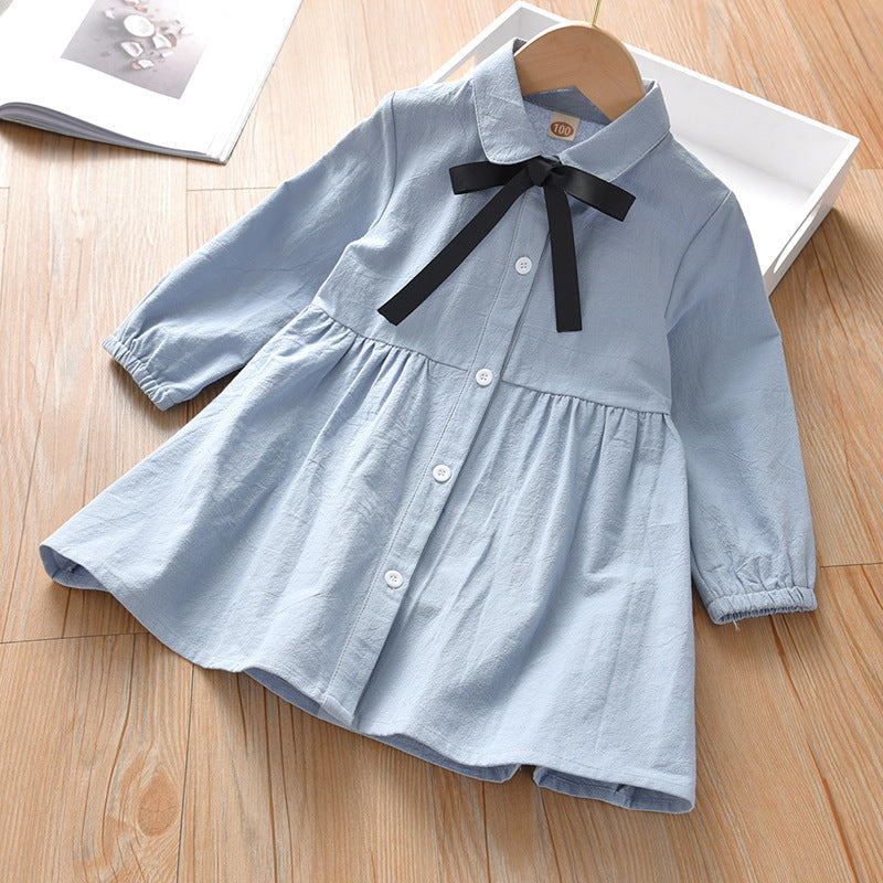 Girls Cotton Western Style Shirt Dress Regular Fit Outfit