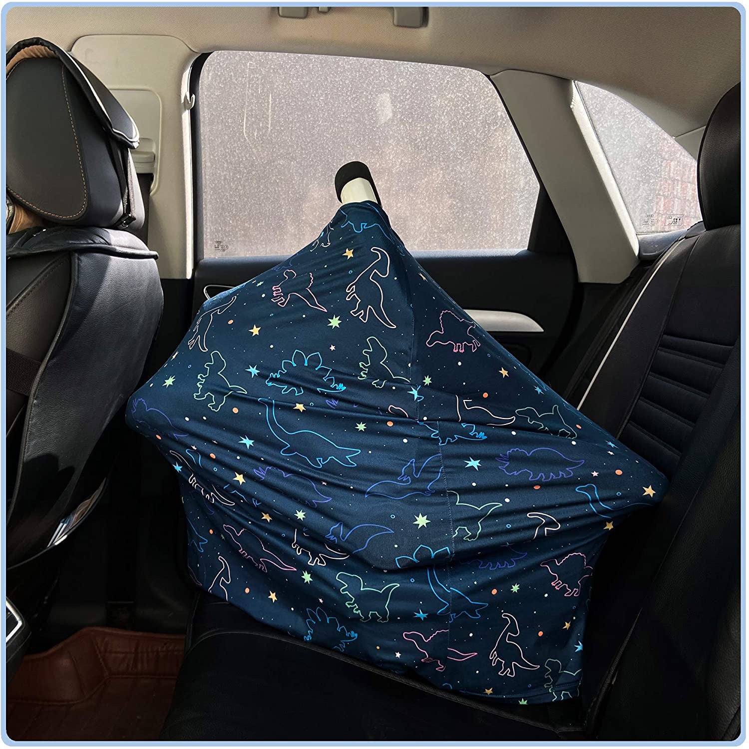 4-in-1 Baby Nursing Cover – Multifunctional Windproof Feeding Towel & Car Seat Visor