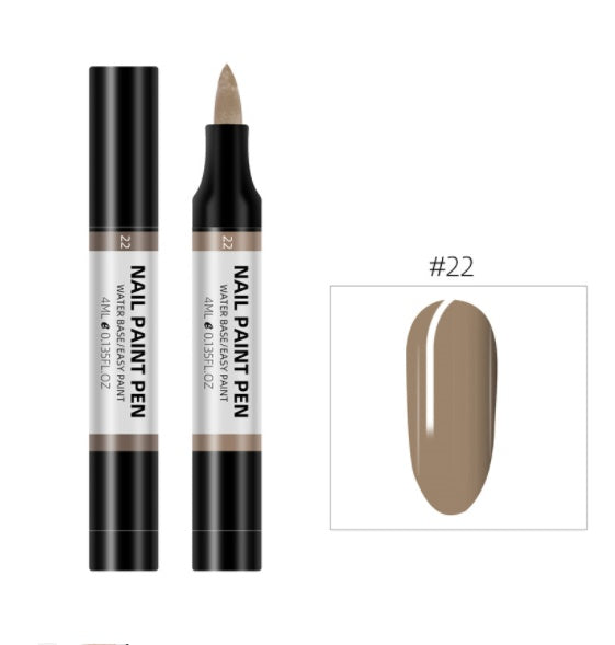 Plastic Nail Art Pen 24 Color Water Based Flower Painting