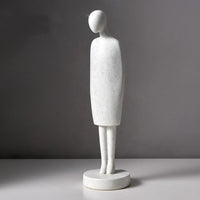 Simple standing white