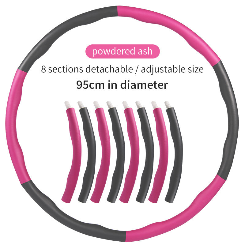 Weighted Fitness Massage Hoop – Slimming Exercise Ring for Home Workouts