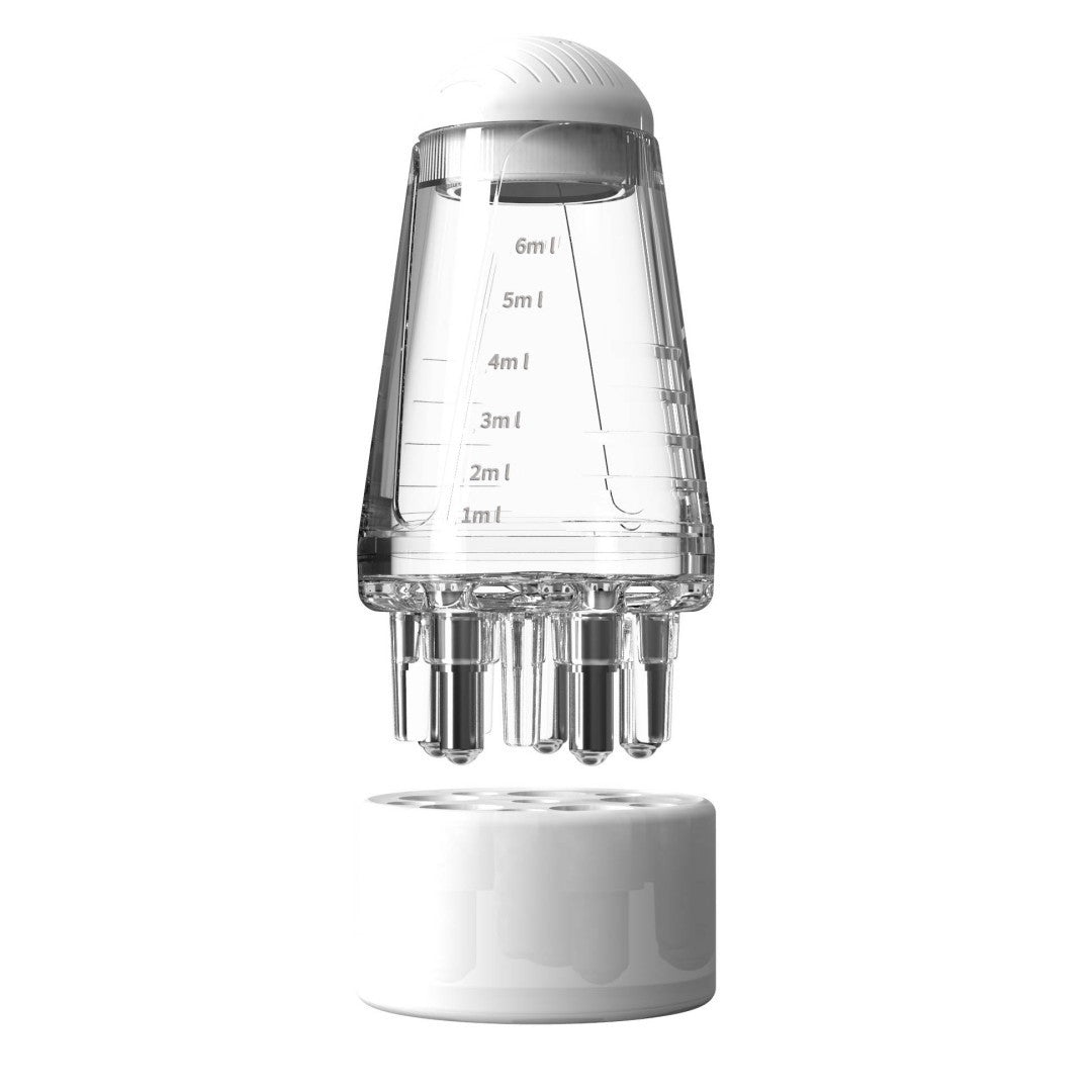 Multi-Pin Scalp Applicator – Soothing Hair Care Tool with Liquid Visual Design