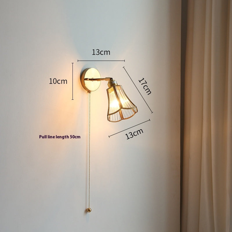 Retro Bed Breakfast Living Room Corridor Hallway Bedroom Bedside Wall Lamp