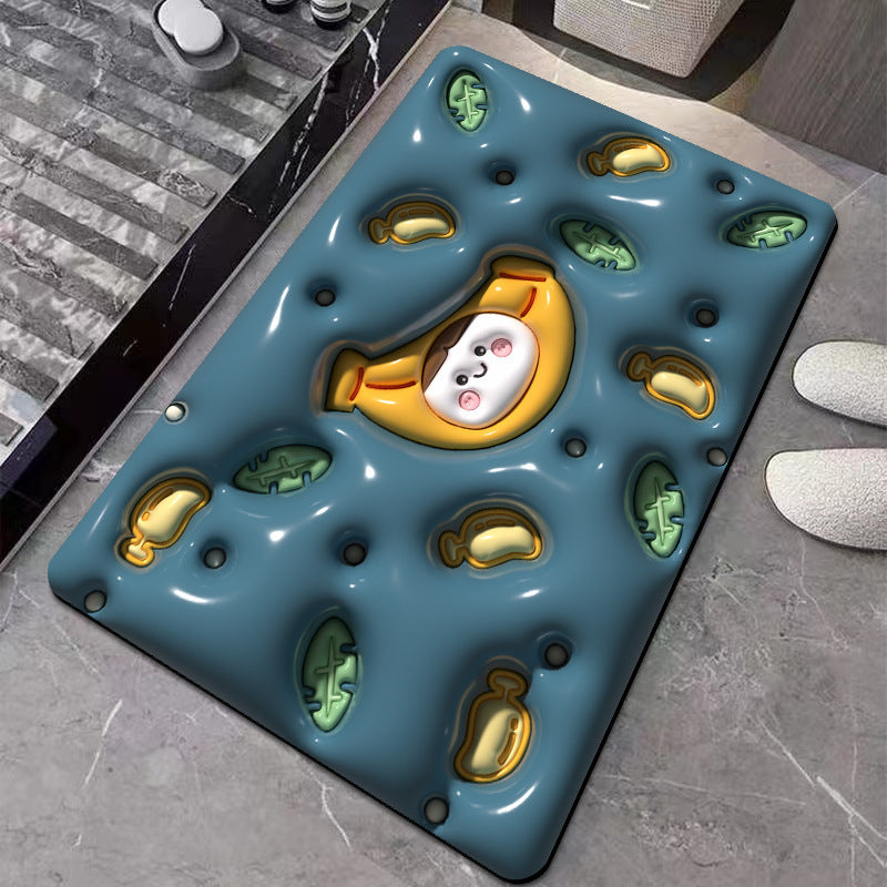Foot Mats for Household Bathroom Entrance – Absorbent & Non-Slip