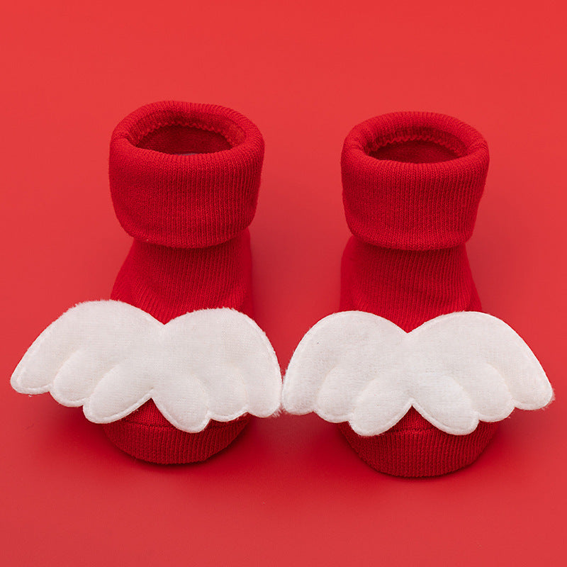 Spring And Autumn Non-slip Not Feel Tight With Feet Cartoon Room Socks