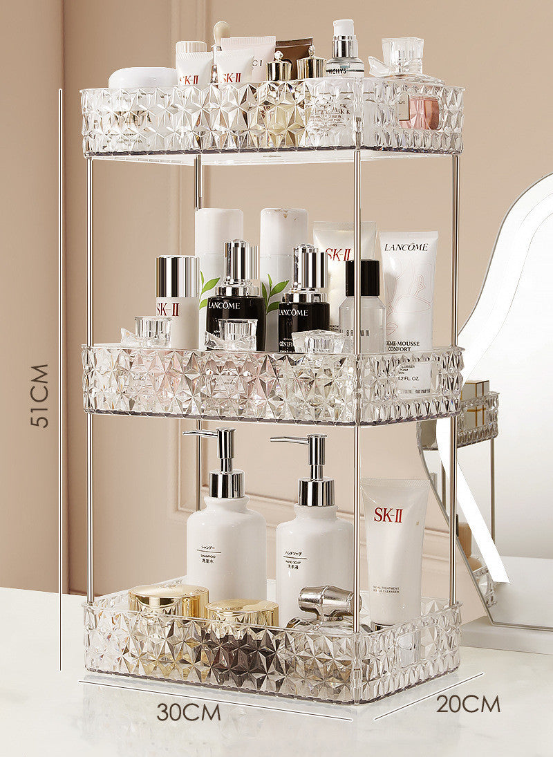Light Luxury Bathroom Floor Trolley – Mobile Gap Storage Rack
