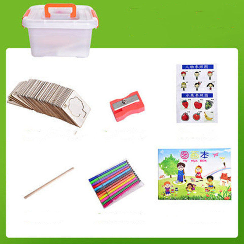 Child Drawing & Graffiti Tool Set – Early Education Creative Toys