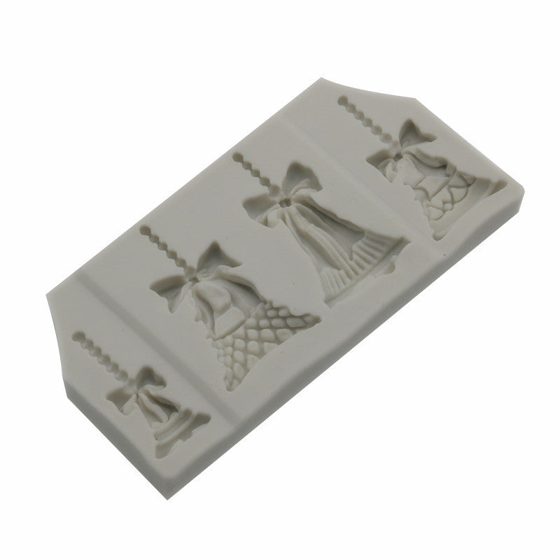DIY Baking Jingling Bell Silicone Mold Festive Bell Cake Decoration Bell Epoxy Jewelry Decoration Clay