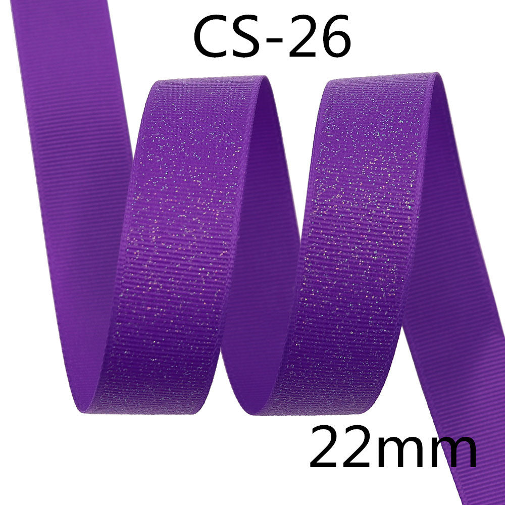 Silk Ribbon Gift Packaging Glitter Webbing 10 Yards