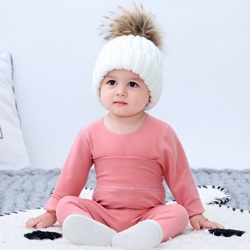 Kids Pajamas Set Climbing Print Soft Polyester Sleepwear