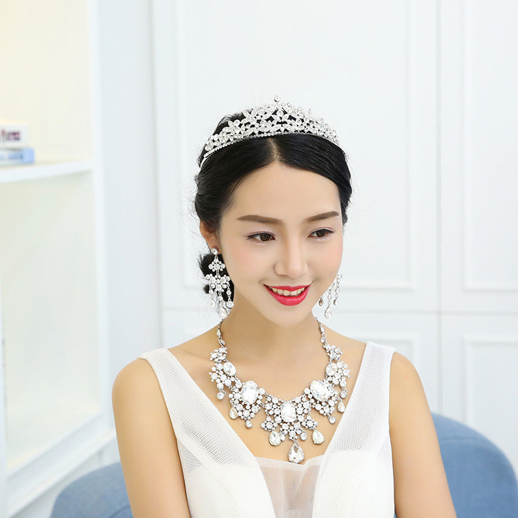 Necklace And Earrings Suite Wedding Dress Accessories