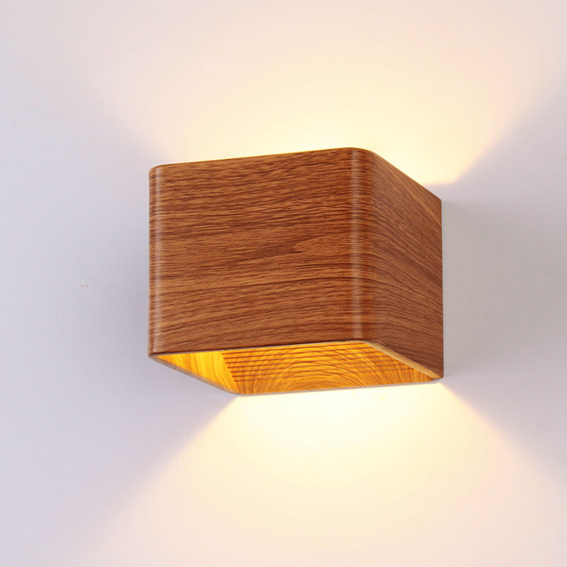 Square LED Indoor Wall Lamp – 3W Warm & White Light, Aluminum Die-Cast, Model 3361