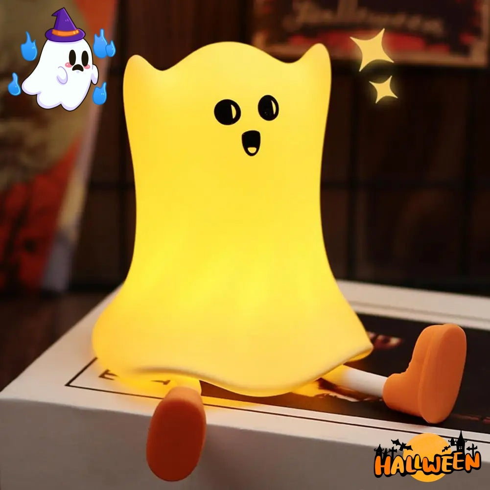 Silicone Ghost Bedside Lamp Waterproof With Touch Control