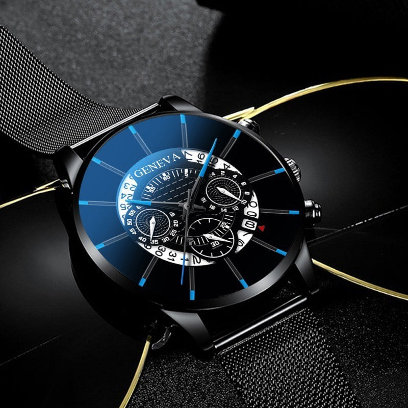 Three Eyes Men's Watch with Calendar