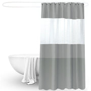 Splicing Translucent Waterproof Mildew-Proof Bathroom Shower Partition Curtain
